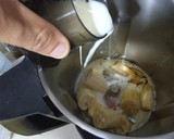 Foto del paso 1 de la receta: Pancakes de plátano con mambo