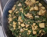 Foto del paso 3 de la receta: Revuelto de acelgas con patatas y pollo estilo oriental