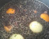 A picture of step 3 of No-Soak Black Beans w/Lime-Cilantro Brown Rice.