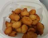 A picture of step 7 of Dahi vada.
