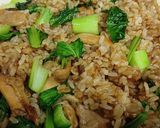 Hình bước làm 2 của món Má đùi gà xé chiên cơm