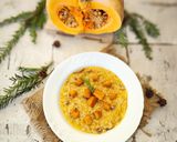 A picture of step 4 of Pumpkin Risotto.