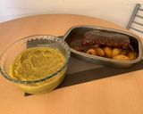 Foto del paso 8 de la receta: Carre de cerdo con salsa barbacoa manzanas y puré de batatas