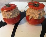 Une image de l'étape 9 de Tomates farcies aux sardines et citron confit.