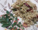 A picture of step 7 of Katta chaval (Andhra dish).