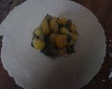 A picture of step 3 of Ravioli in pesto sauce.