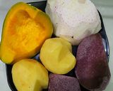 Hình bước làm 1 của món Chè trôi nước
