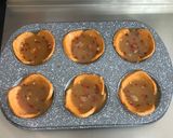 A picture of step 4 of Baked Salami Cupcakes.
