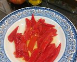Foto del paso 1 de la receta: Ensalada de pimientos y tomate raff