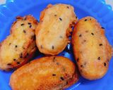 Hình bước làm 3 của món Khoai lang kén mè đen