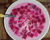Foto langkah ke 4 dari resep 3. es buah naga merah #godarecook_zweger.