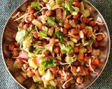 A picture of step 4 of Protein chaat.