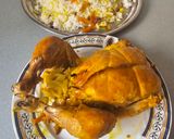 عکس مرحله 1 از دستور مرغ شکم پر 🐔 😋