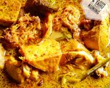 Foto langkah ke 4 dari resep Opor Ayam & Tahu Bumbu Kuning.