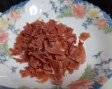 Foto del paso 2 de la receta Huevos rellenos de jamón cocidos en airfryer