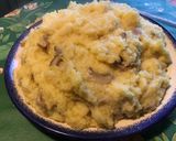 Une image de l'étape 5 de Purée de polenta aux champignons de paris et bouillon maison.