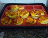 Foto del paso 21 de la receta: Pizzetas rellenas en forma de muffins