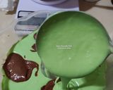 Foto langkah ke 6 dari resep Bolu Kukus Marmer Pandan Cokelat.