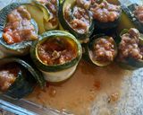 Foto del paso 4 de la receta: Rollitos de zapallo italiano