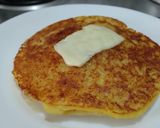 Foto del paso 5 de la receta: Arepa de yuca y mazorca rellenas de pollo y queso🫓🌽🥯!!!