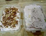 Foto langkah ke 5 dari resep Blueberry ice cream + cincangan nanas, kiwi n kismis.