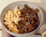 Foto langkah ke 5 dari resep Teriyaki Beef Bowl ala yoshinoya.