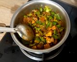 A picture of step 7 of Boneless chicken with shimla mirch 🍗🫑🫑🌶️🧅.