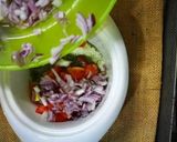 A picture of step 2 of Arabic breakfast||Yogurt cheese lebneh.