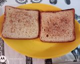 A picture of step 1 of Cheese spread egg sandwich.