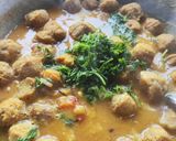 A picture of step 10 of Chana Dal Curry.