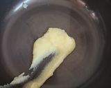 A picture of step 1 of Coconut Halwa.