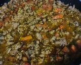 A picture of step 3 of Tawa Keema.