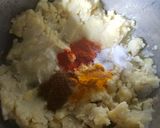 A picture of step 1 of Mashed potato fritters /pakora.