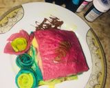 صورة لخطوة 8 من وصفة 🌈 كيكه الكريب على طريقتي