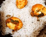 A picture of step 5 of Egg Dum Biryani.