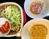 Hình bước làm 1 của món Mì tôm xào