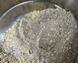 A picture of step 1 of Ragi Oats Chilla.