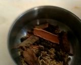 A picture of step 2 of چنا دال گوشت.