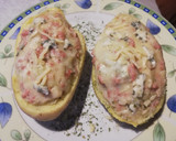 Foto del paso 4 de la receta: Papas asadas rellenas de carne picada y roquefort🥔🧀