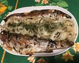 Une image de l'étape 8 de Truites saumonées aux oignons doux d Italie et aromates de la mer.