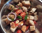 Csirkemelles kenyérsaláta recept fázis 9 fotója