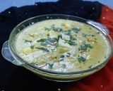 A picture of step 6 of Paneer in white gravy.
