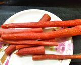 गाजर मटर की सूखी सब्जी (gajar matar ki sukhi sabzi recipe in Hindi) रेसिपी चरण 1 फोटो