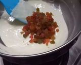 A picture of step 2 of Milky bar white burfi.