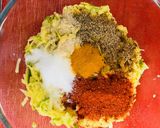 A picture of step 2 of Mango Takku.
