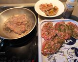 Foto del paso 4 de la receta Chuletas de cabezada de cerdo a la plancha con vinagreta
