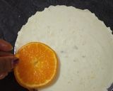 A picture of step 8 of Choco cookie orange zest cream cheese cake.