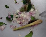 Foto langkah ke 3 dari resep Nasi bakar teri petai.