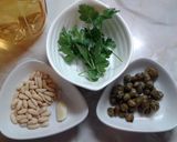 Foto del paso 3 de la receta Fettuccine al pesto de alcaparras