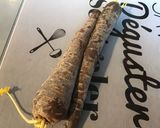 Une image de l'étape 1 de Tagliatelles de saucisses fumées aux carottes violettes et oignon rouge.